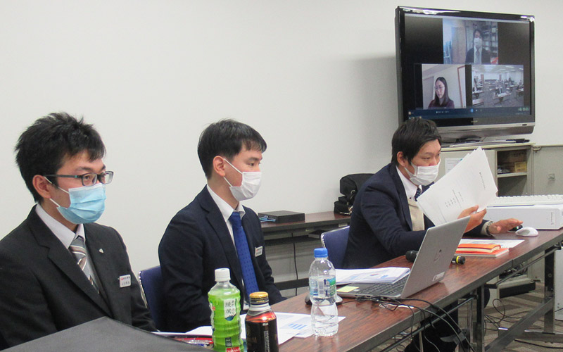 若手社員によるプロジェクトチームへインタビュー